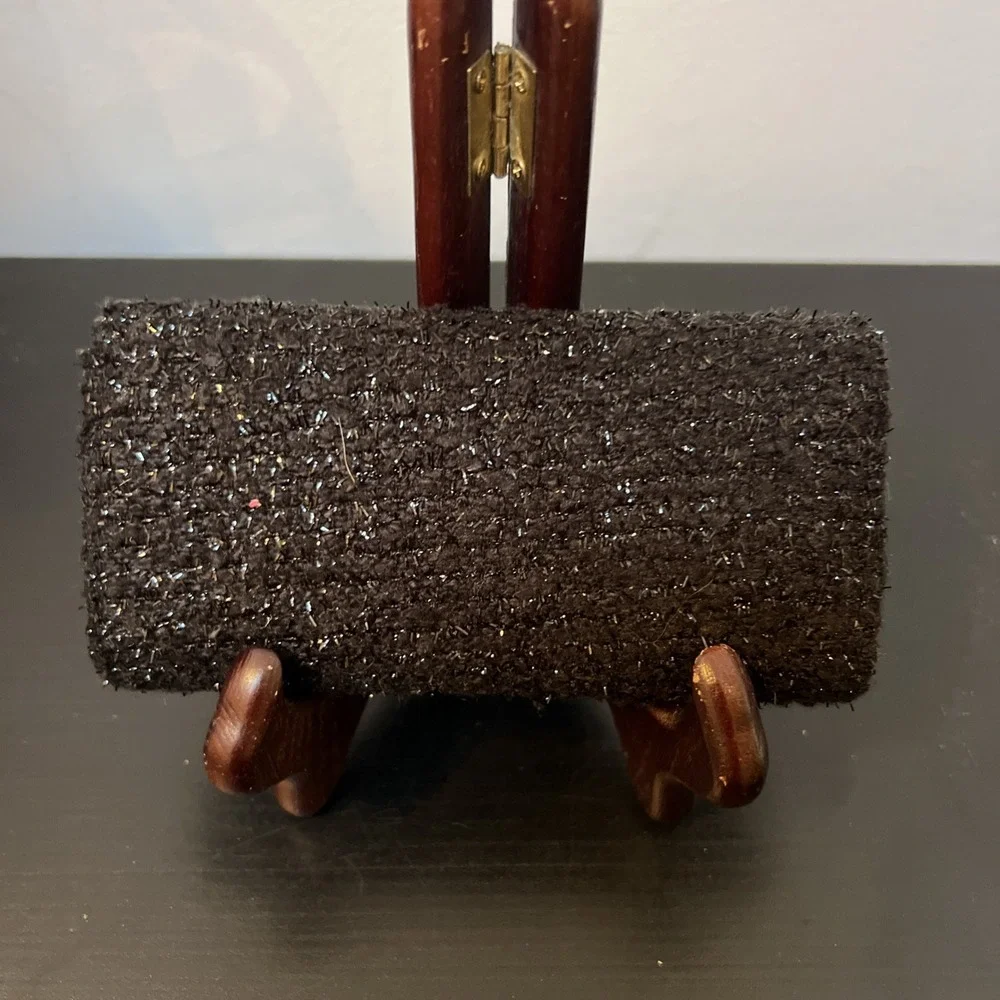 Clutch Purse Black Magnetic‎ Latch